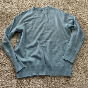 Carolina Blue Knit Sweater Size Small